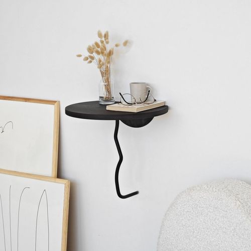 купить Полка декоративная Trendy Leu-negru, antracit (GTR005468) в Кишинёве 