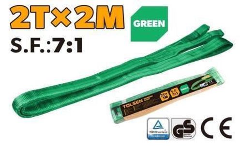 купить Багажная система Tolsen Slinguri cu bucla textila 2t 2m Green (62270) в Кишинёве 