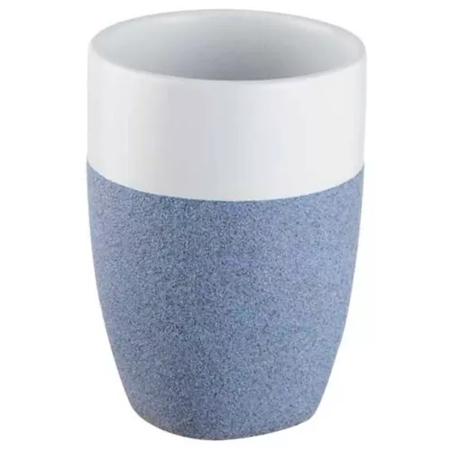 cumpără Pahar pentru periuțe de dinți Bisk 06307 STONE albastru. (ceramica) în Chișinău 