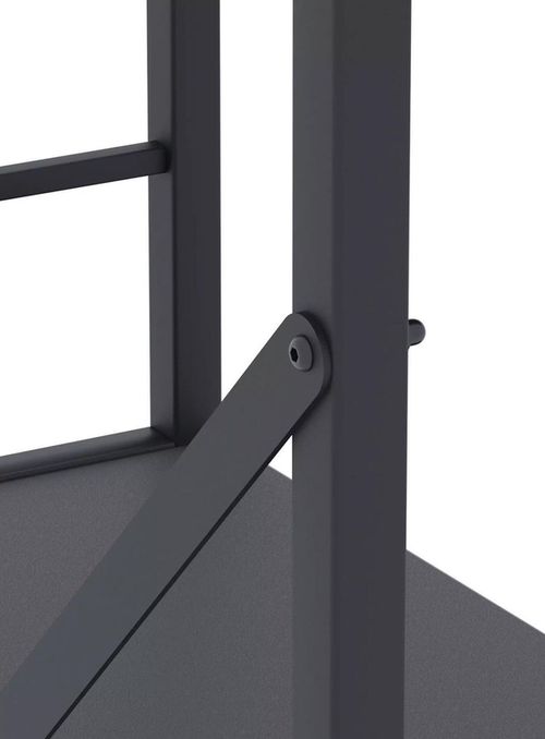 cumpără Raft de birou Nex Home Raft metalic Loft 1700x800x350mm, 5 polite PAL, Anthracite/Anthracite în Chișinău 