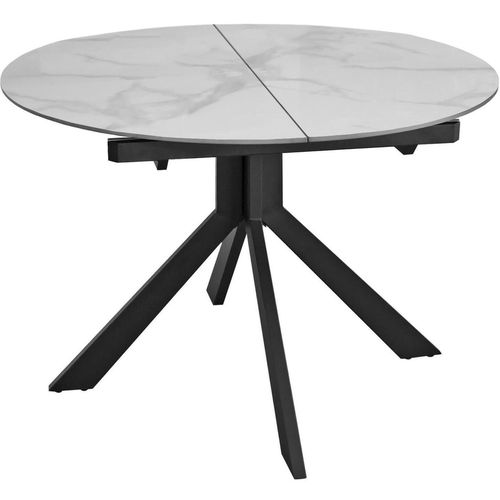 cumpără Masă Deco Ceramica Pina 1100(400)*760 Luka White în Chișinău 