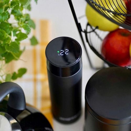 купить Термос для напитков Konighoffer Vinod 500ml Black с индикатором температуры в Кишинёве 