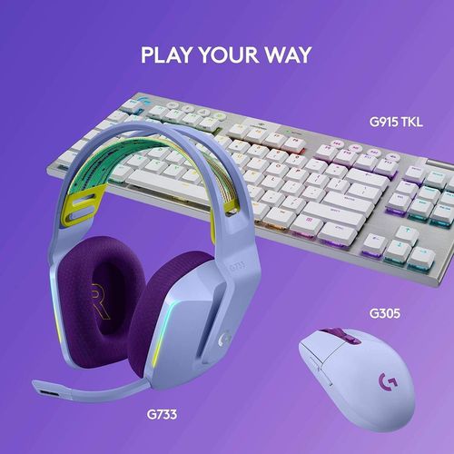 купить Наушники игровые Logitech G733 Lightspeed Wireless RGB Lilac в Кишинёве 