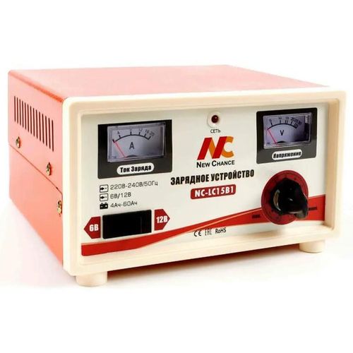 cumpără Încărcător acumlator auto New Chance NC-LC15 B1 (NC-16-6076) 15A-A/6V-12V/4-60Ah în Chișinău 