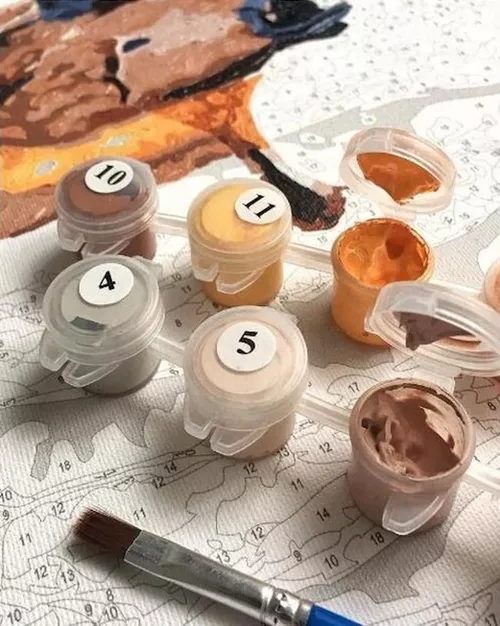 cumpără Tablou pe numere BrushMe PGX41141FC 40x50 сm (fără cutie) Gustul Universului în Chișinău 