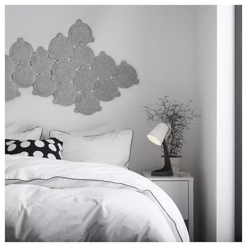 купить Настольная лампа Ikea Svallet Grey/White в Кишинёве 