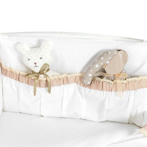 cumpără Lenjerie de pat pentru copii PernaMea Set lenjerie 8 piese Elegance Maro (PM.100102/4) în Chișinău 