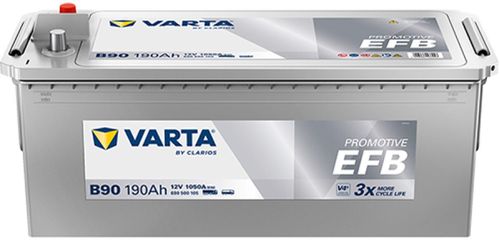 купить Автомобильный аккумулятор Varta 190AH 1050A(EN) клемы 3 (513x223x223) TE 077 EFB (690500105K182) в Кишинёве 