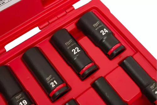 купить Набор головок, бит, насадок Milwaukee 4932480457 set de 10 chei tubulare de impact lungi, Shockwave, 1/2" в Кишинёве 
