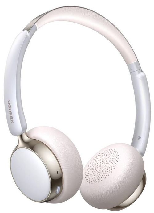 купить Наушники беспроводные Ugreen 75631 Studio Plus Hybrid ANC, HP207, Silver-White в Кишинёве 