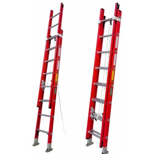 купить Лестница Lider-Tech PL0110 Scara dielectrica cu 2 tronsoane si franghie, 2x10 trepte, H=5.5m, sarcina max.150kg в Кишинёве 