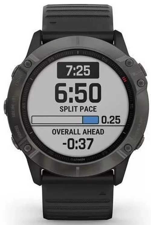 cumpără Ceas inteligent Garmin fenix 6X Sapphire, Carbon Gray DLC w/Black Band în Chișinău 