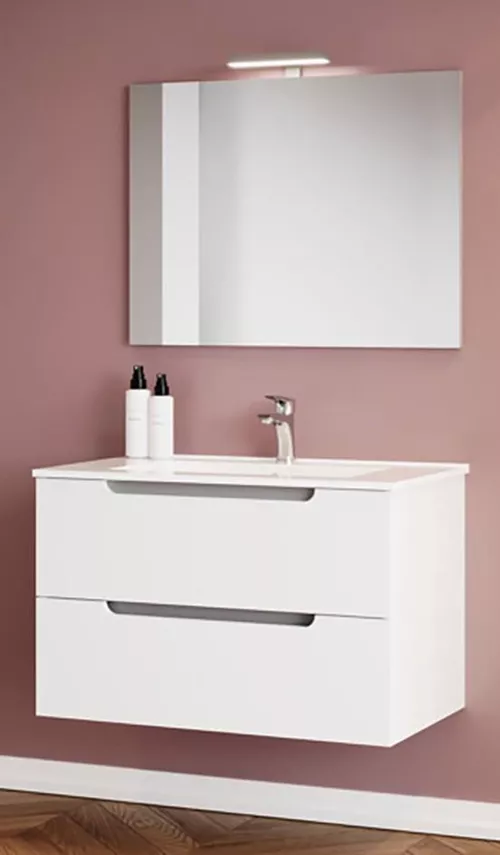 купить Шкаф под умывальник Savinidue Ibiza 80C/F00+oglinda 210/EL+LAMP 906024 в Кишинёве 