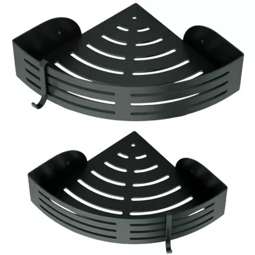 cumpără Raft de baie Teknotel BK069n negru 19,5x19,5x6 cm în Chișinău 