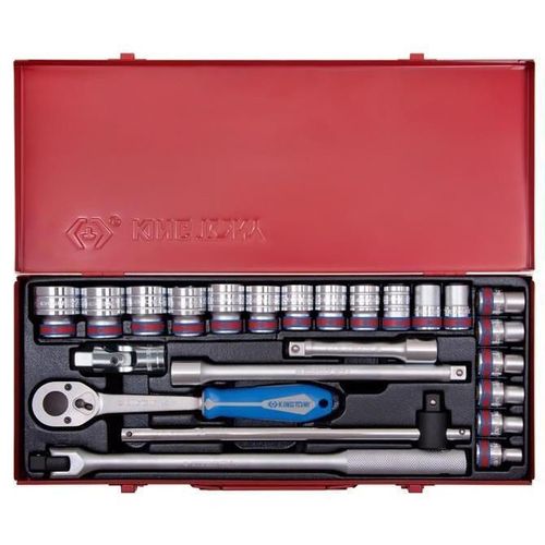 cumpără Set de unelte de mână King Tony 4526SR03 Set chei tubulare cu 6 vârfuri de 1/2" și accesorii, 24 buc. în Chișinău 