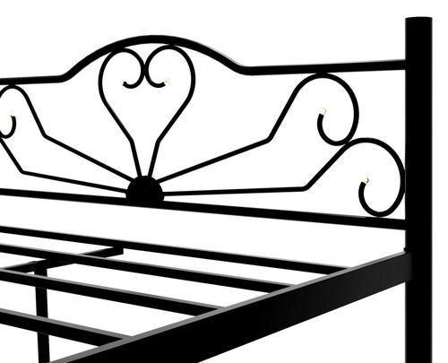 cumpără Pat Evger K-50 180x200cm Black (без матраса) în Chișinău 