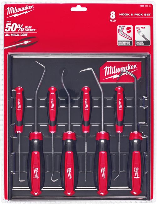 cumpără Set de unelte de mână Milwaukee 4932480569 Set din 8 carlige cu maner în Chișinău 
