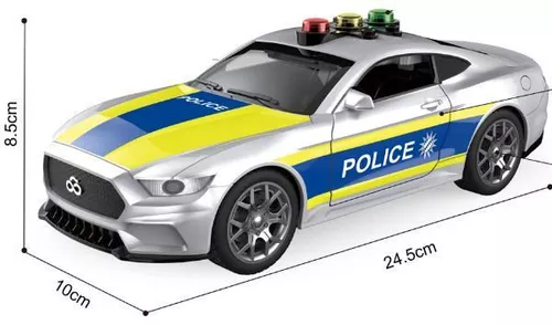cumpără Mașină Wenyi WY1162F 1:18 Mașină de poliție germană, cu inerție (lumină/sunet) în Chișinău 