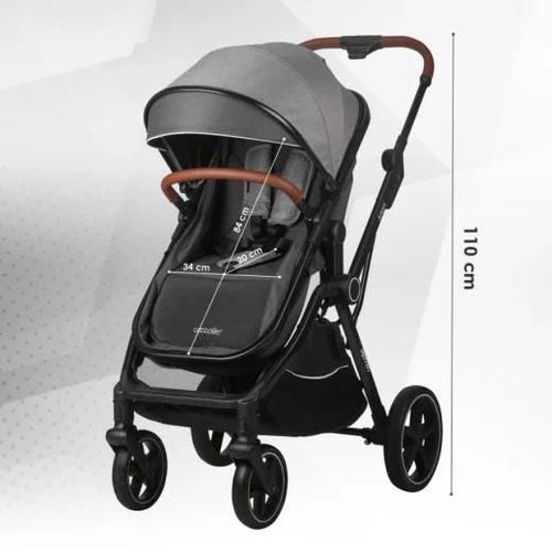 cumpără Сărucior pentru copii Coccolle Amani iSize Anthracite, 3in1 cu landou transformabil în Chișinău 