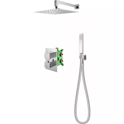 cumpără Panou de duș F-Design Stabilla FD1-TS08-7SET1-11 sistem cu termostatat 6 in 1 în Chișinău 