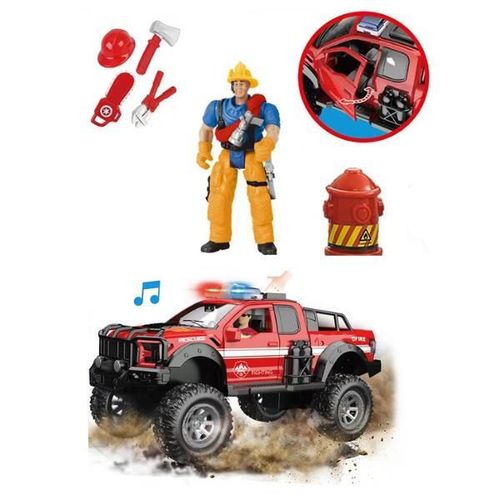 купить Машина Essa 9951 Mașină de teren a pompierului, cu accesorii в Кишинёве 