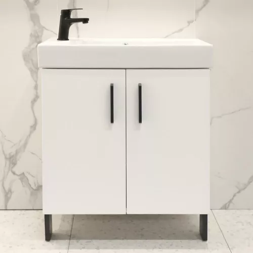 cumpără Dulap pentru lavoar Bayro универсальный Vision под умыв. Stance 650 белый мат în Chișinău 