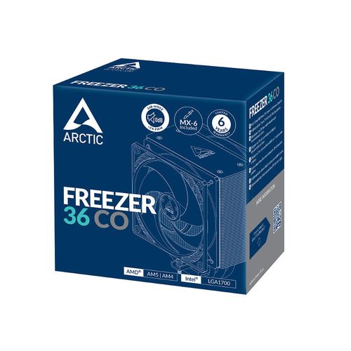 купить Кулер для процессора Cooler Arctic Freezer 36 CO for AMD&Intel, Intel LGA1851/LGA1700, AMD AM4/AM5, 2 x FAN P12 PWM PST CO 120mm, 200-1800rpm PWM, Dual Ball Bearing, ACFRE00122A в Кишинёве 