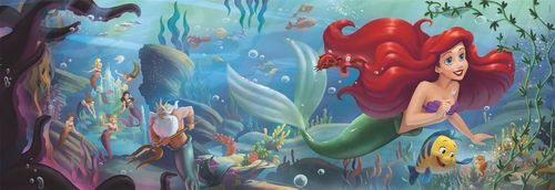 cumpără Puzzle Clementoni 1000 Panorama Mica Sirena (39893) în Chișinău 