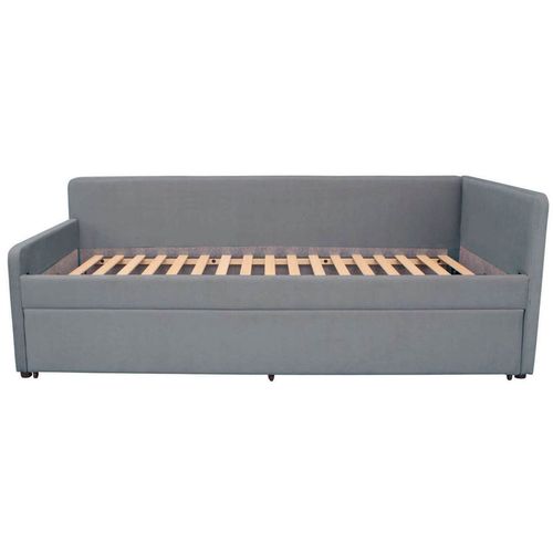 купить Кровать детская Interdepo LEO 90 Left bed, Серый в Кишинёве 