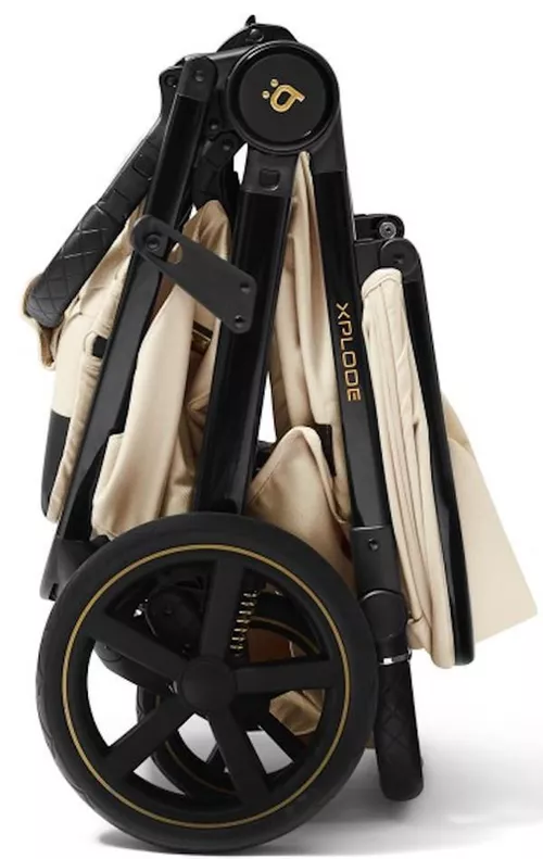 купить Детская коляска 4Baby Xplode Chrome Sand Beige в Кишинёве 