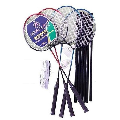 cumpără Echipament pentru badminton Spartan SL-00014316 Set badminton (4 palete+3 fluturasi+plasa+stilpuri+husa) Garden S5438 în Chișinău 