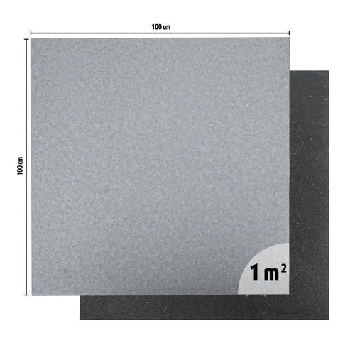 cumpără Echipament sportiv inSPORTline 13444 Covor protectie cauciuc 1.5 cm, 1x1 m Luxteko Flat Marmor IN29851-2 în Chișinău 