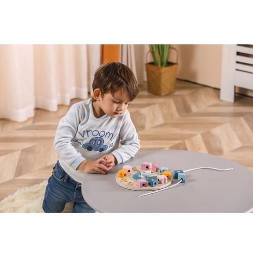 купить Головоломка Viga 44053 Sorter din lemn Ceasul cu șiret в Кишинёве 