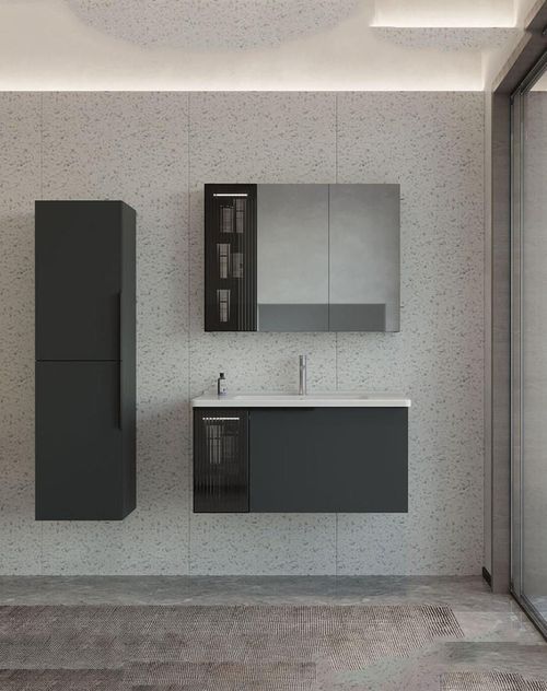 купить Шкаф под умывальник Orka PURE 80 Antracite в Кишинёве 