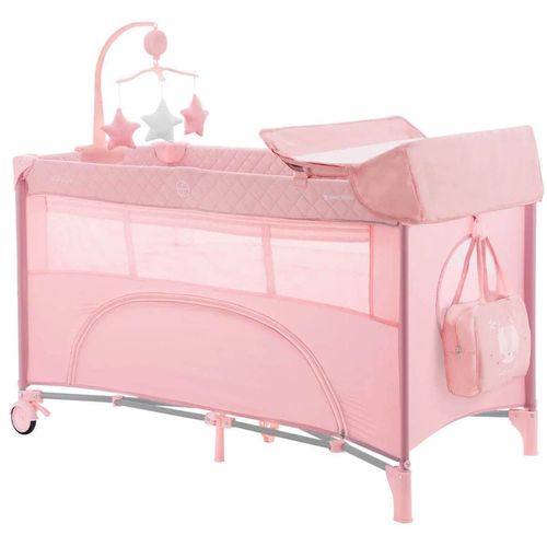 cumpără Țarc Kikka Boo 31003010121 Nighty Night Pink, cu 2 niveluri în Chișinău 