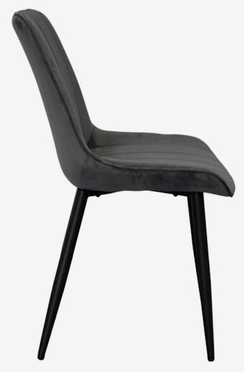 купить Комплект стол и стулья Evelin di Costacurta стол DT-402-3B + 4 стула YTC-055B, BLU-14 Dark grey в Кишинёве 