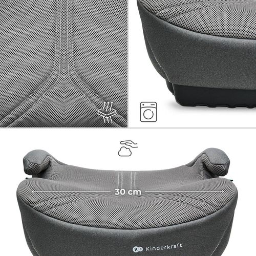 купить Автокресло KinderKraft KCIBOO02GRYPR00 I-Boost 2 Pro I-Size 135-150cm Grey в Кишинёве 