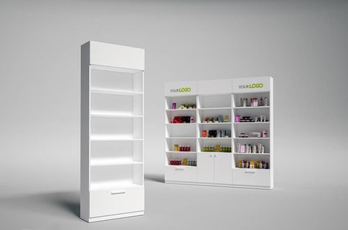 купить Тумба Indart Vitrina 07 (80x30x230) в Кишинёве 