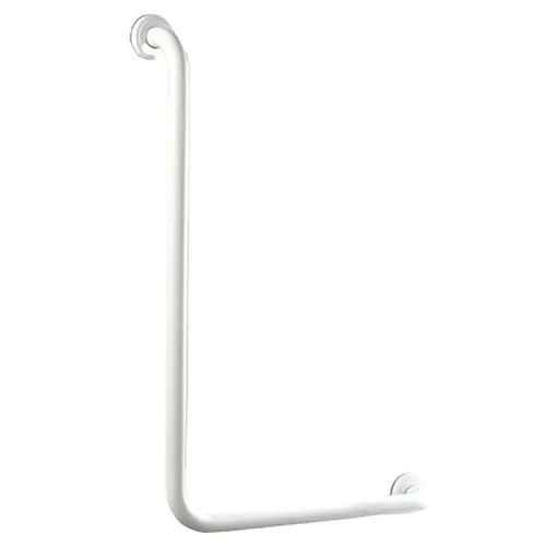 cumpără Accesoriu pentru baie Bisk 04784 Miner unghi L de baie p/u persoane cu dezabilitati PRO 550x550mm, 25mm, white în Chișinău 