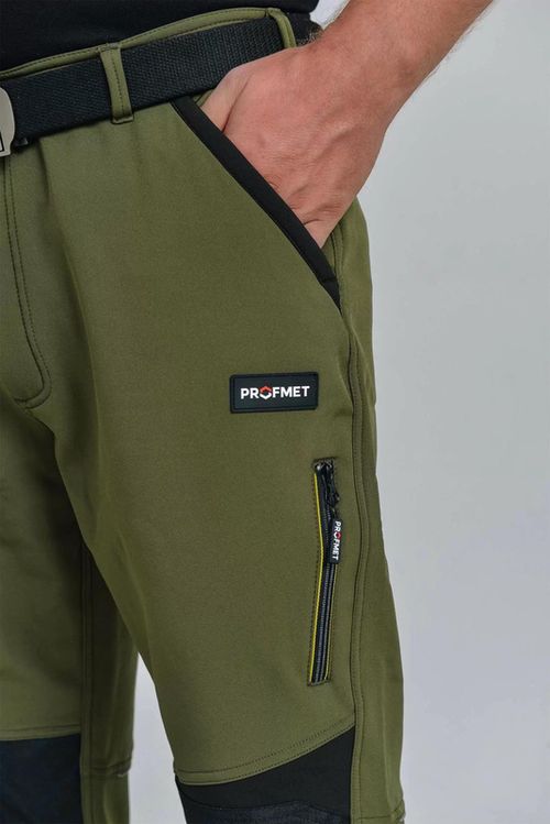 купить Спецодежда Profmet 365623 Рабочие брюки, 3XL (софтшелл) оливковый в Кишинёве 