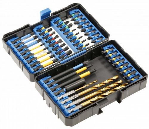 cumpără Set de tubulare, bite, duze Hoegert Set de biti cu impact si burghii pentru metal (56 buc) HT1S803 în Chișinău 