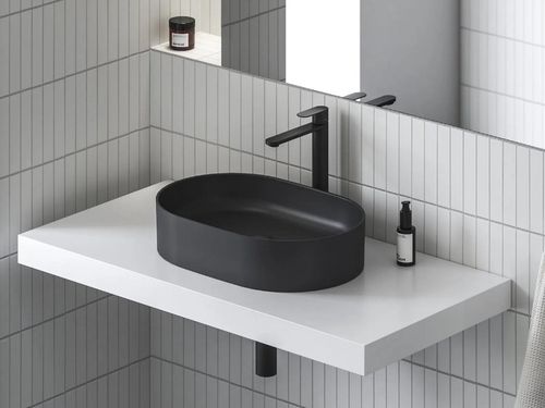 купить Смеситель для умывальника Ravak Baterie Chrome II lavoar inalt 300mm black CR II 015.20BL (X070459) в Кишинёве 