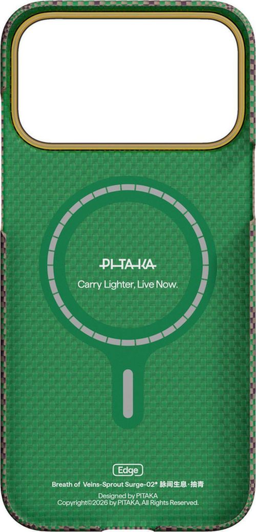 купить Чехол для смартфона Pitaka iPhone 17 Pro Max Breath of Veins Edge (Sprout Surge-02)(BV1702PM) в Кишинёве 