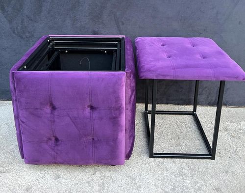 cumpără Puf Nex Home Cub Transformer 5 scaune in 1 N5, Mov în Chișinău 