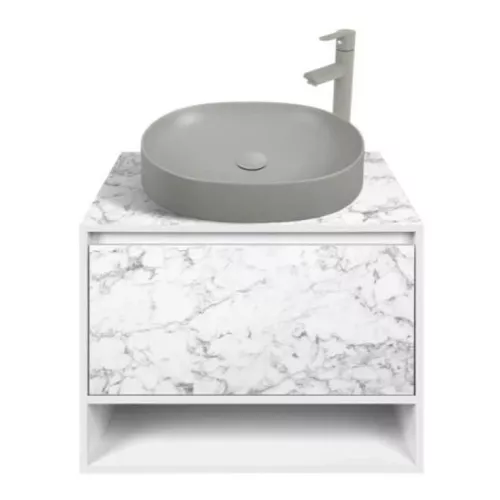 купить Шкаф под умывальник Montebella Set 53.01 800*500 BIANCO LED 550 Koala в Кишинёве 