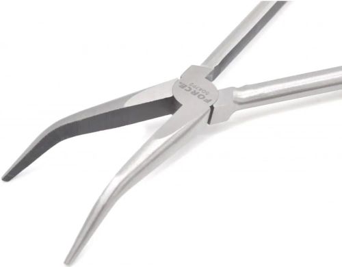 купить Плоскогубцы Force 5047P2 Щипцы длинные загнутые 280мм в Кишинёве 