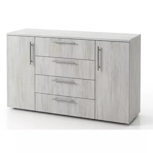 купить Комод Mashtab 10967 Madrid 4 sertare (1200x430x800) Santorini в Кишинёве 