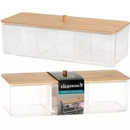 cumpără Cutie depozitare Promstore 46064 Органайзер для косметики 3 секции 23x9x6cm în Chișinău 
