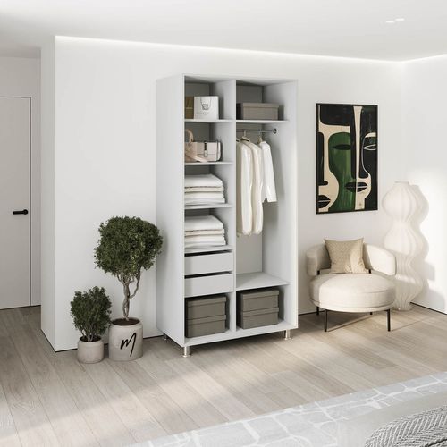 cumpără Dulap my-STYLE C10H0T01AM04-U11, 100x200, серый în Chișinău 