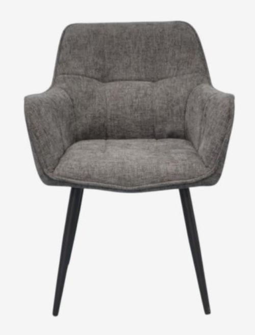 купить Комплект стол и стулья Evelin di Costacurta стол DT-405-6B + 4 стула YTC-090B Dark grey в Кишинёве 